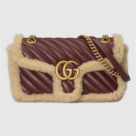 gucci marmont marrone|gucci marmont small price.